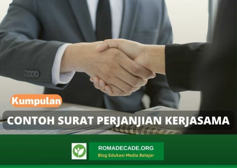 6 Contoh Surat Perjanjian Kerjasama Dan Cara Membuatnya