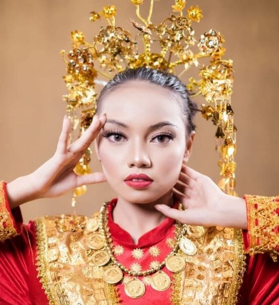 Gambar Baju Adat Bengkulu Melayu Untuk Pengantin Perempuan