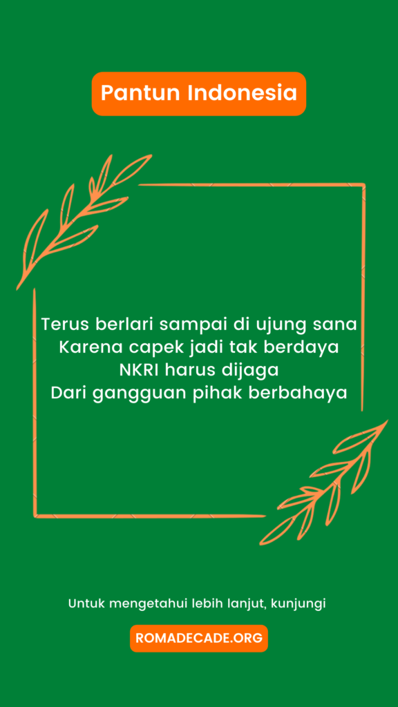 1. Pantun Indonesia Merdeka