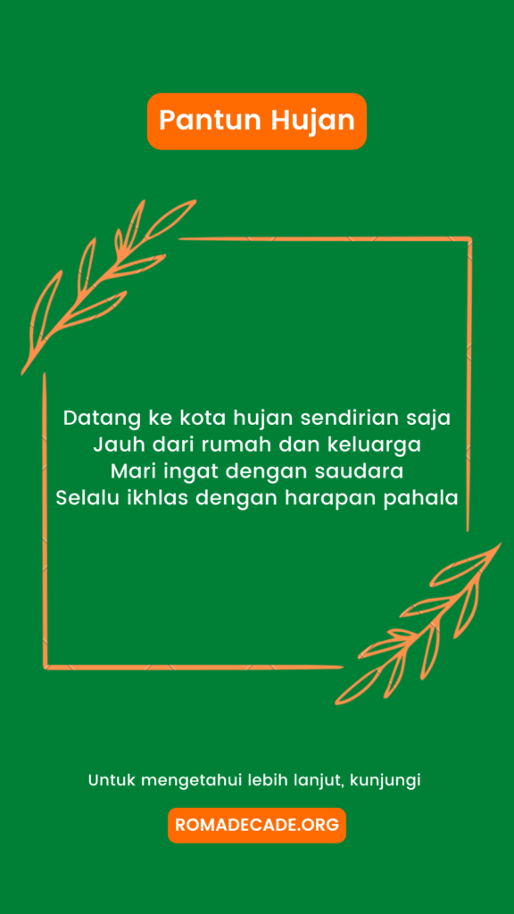 2. Pantun Hujan Bijak