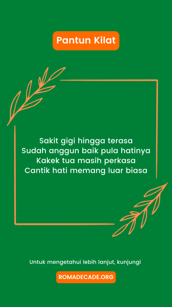 2. Pantun Kilat Romantis