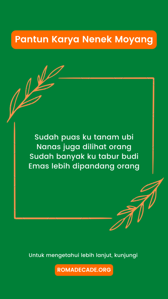 4. Pantun Bertema Kritik Sosial