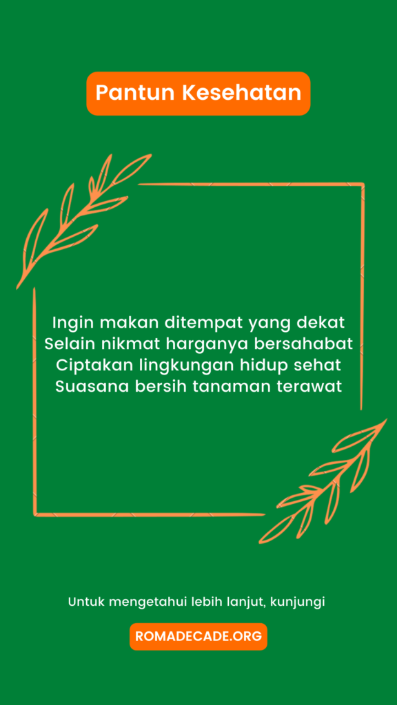 4. Pantun Kesehatan Lingkungan 