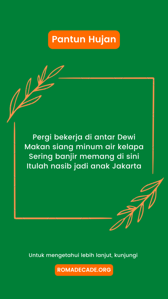 5. Pantun Hujan Deras