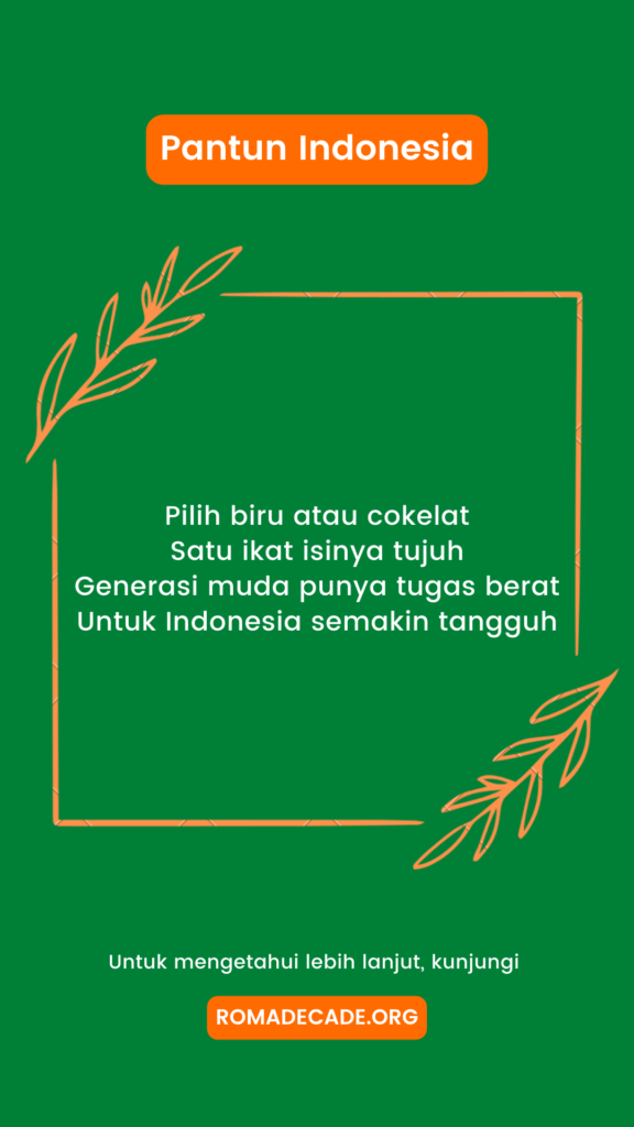 5. Pantun Indonesia Nasionalisme