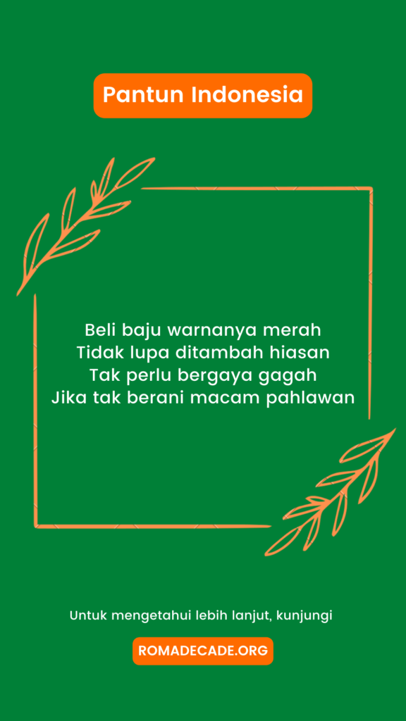 6. Pantun Indonesia Raya