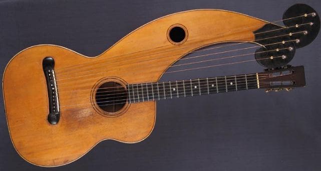 Gambar Alat Musik Harpa Gitar