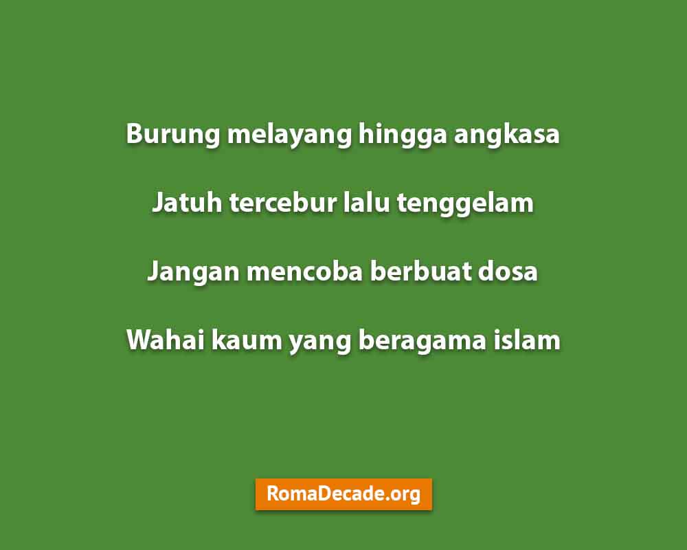 Pantun 2 Bait Bertema Agama