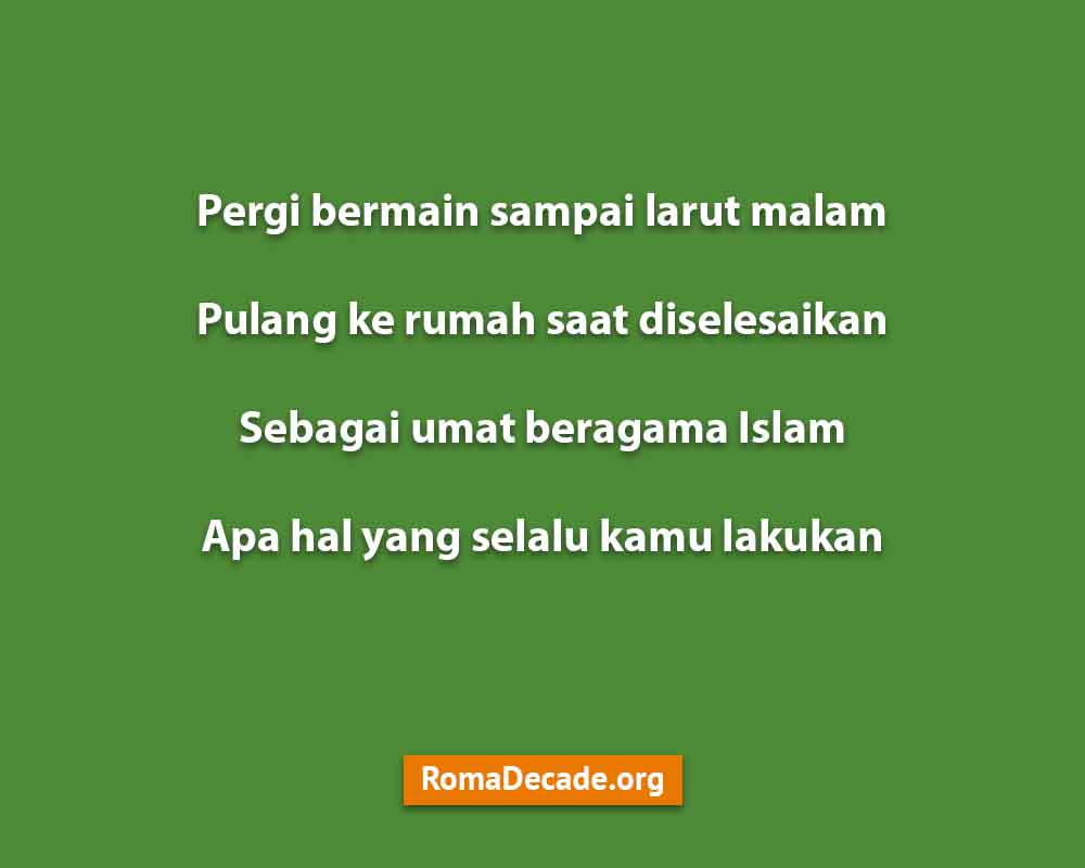 Pantun Berbalas Agama