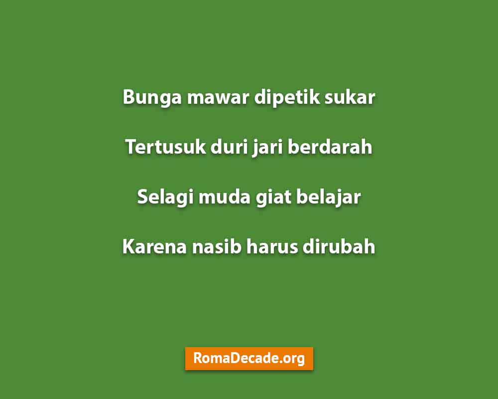 Pantun Berbalas Nasehat