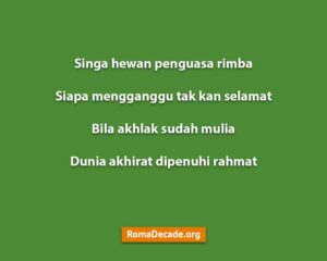 50+ Pantun Bersajak ABAB : Tema Nasehat, Alam Dan Pendidikan