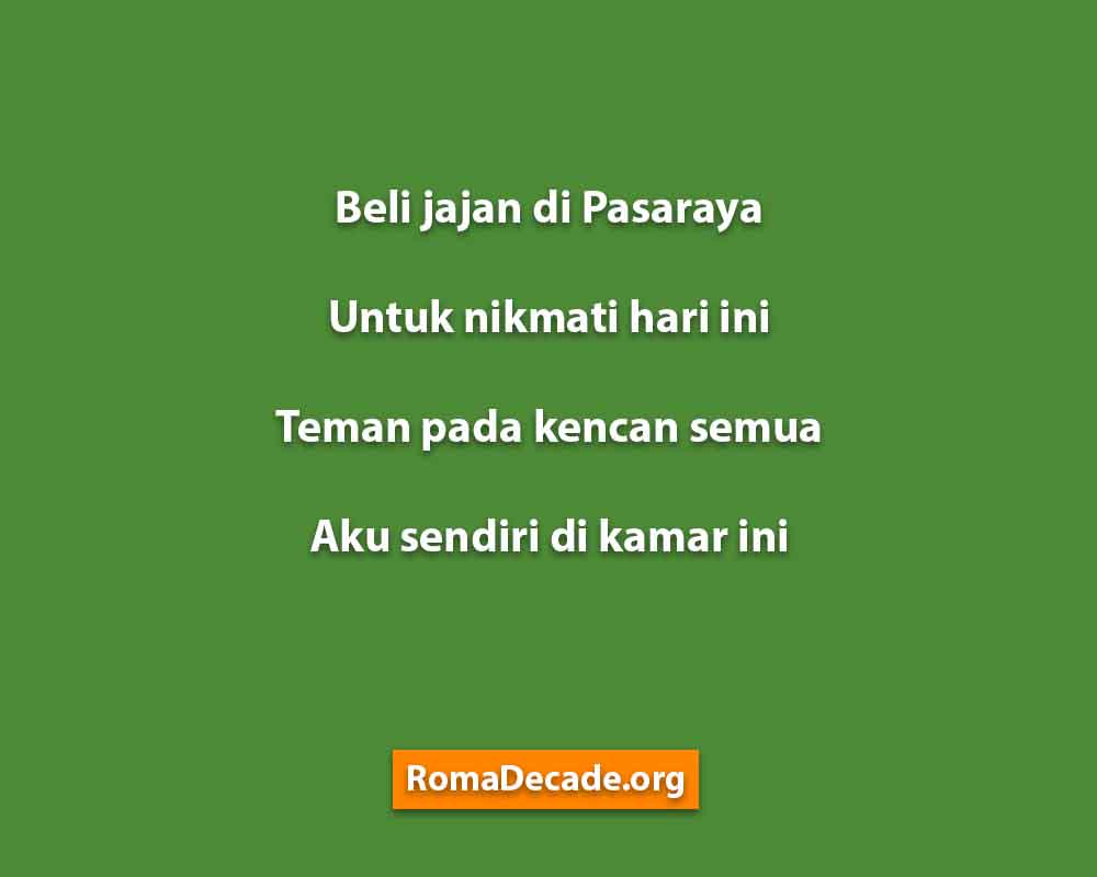 Pantun Bertema Jomblo Khusus Malam Minggu