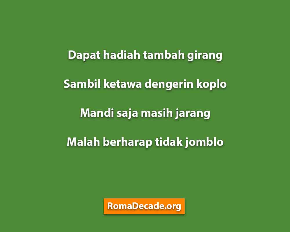 Pantun Bertema Jomblo Yang Bikin Ketawa