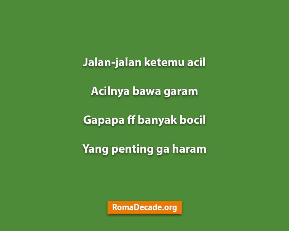 Pantun FF Mengundang Tawa