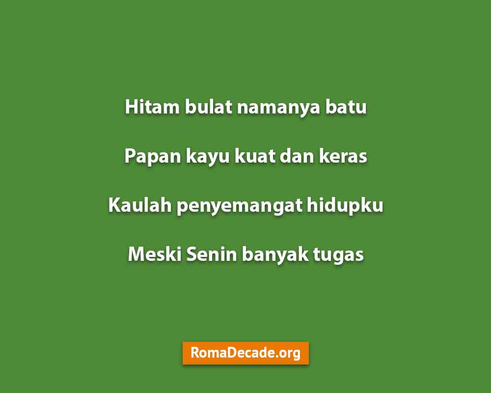 Pantun Hari Senin Untuk Motivasi Belajar