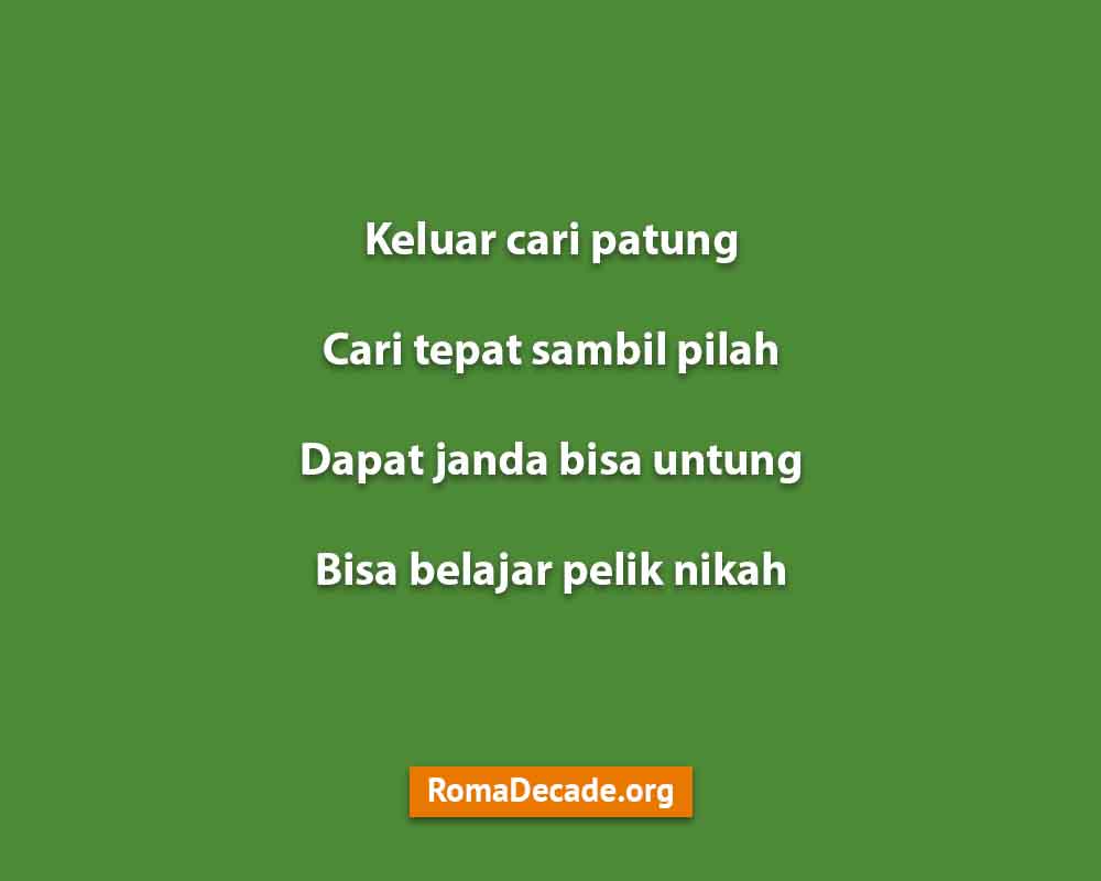 Pantun Janda Bertema Bijaksana