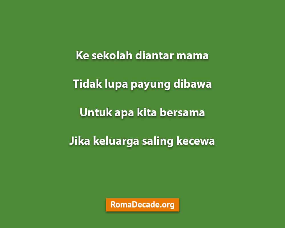 Pantun Kecewa Karena Perpisahan