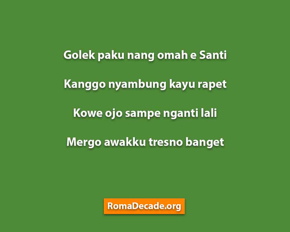 Pantun Lucu Jawa Romantis