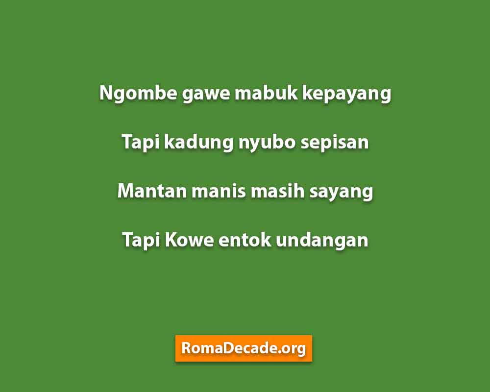 Pantun Tentang Jomblo Dalam Bahasa Jawa