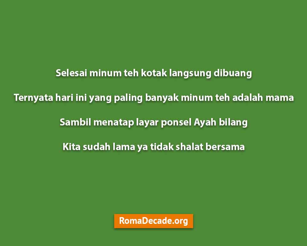 Pantun Hari Minggu Islami