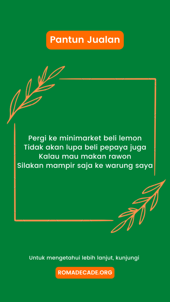 1. Pantun Jualan Online