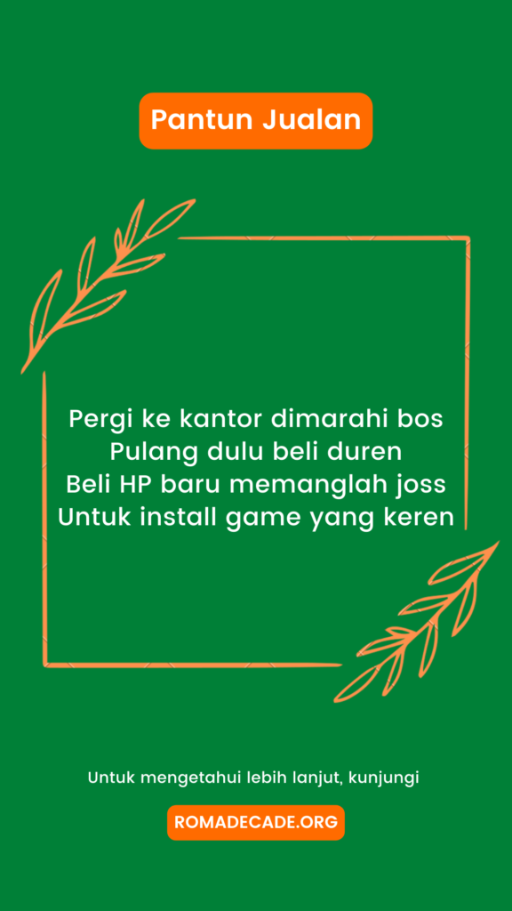 3. Pantun Jualan Handphone