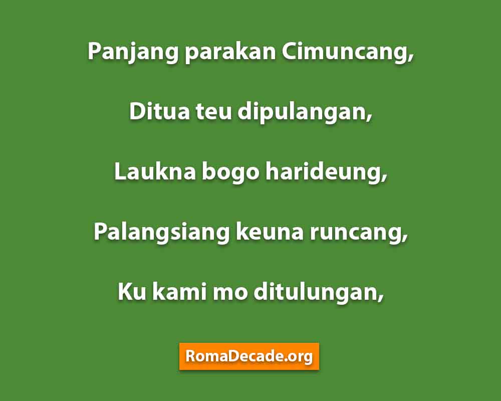 Contoh Pantun Sunda Sisindiran 6 Baris