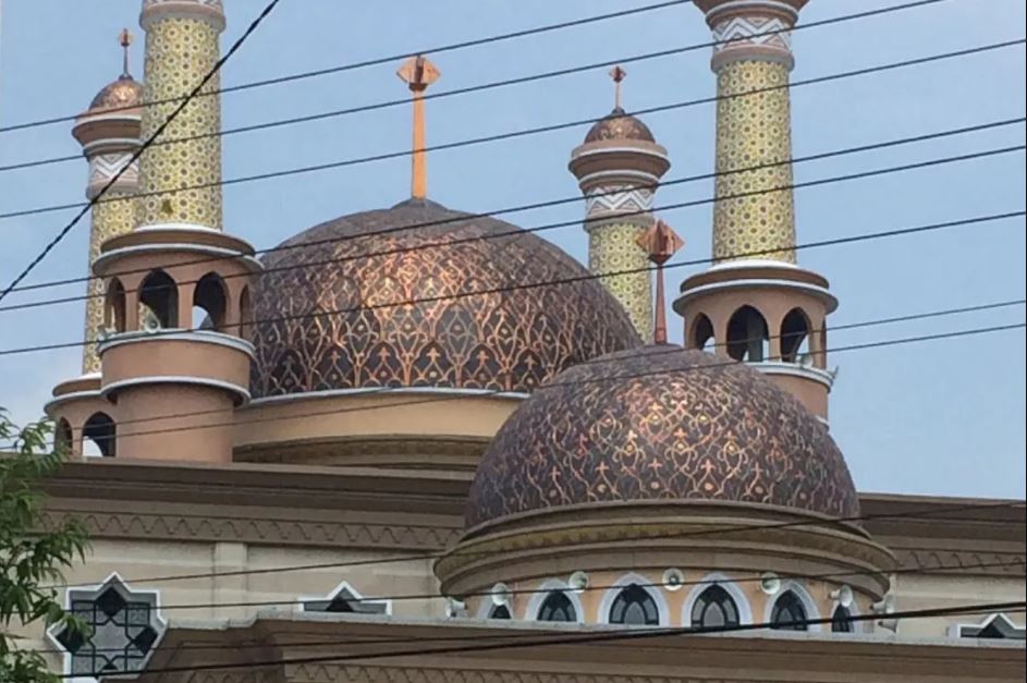 Kerajinan Kubah Masjid Dari Logam