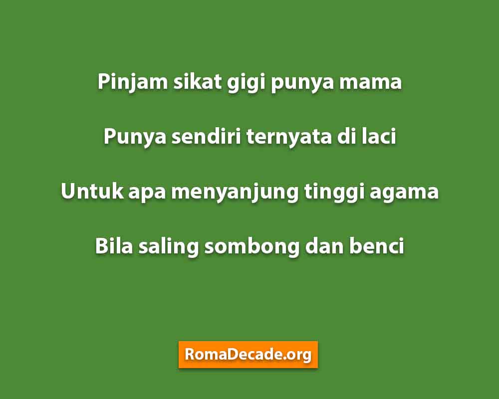 Pantun Agama Nasehat