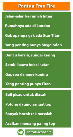 Pantun Free Fire