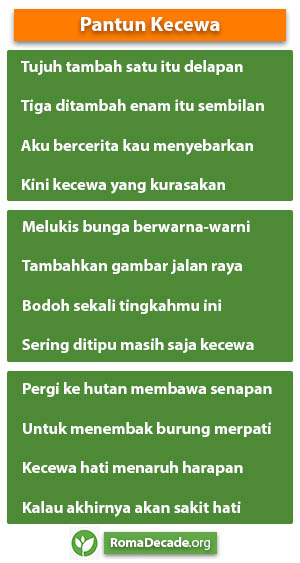 Pantun Kecewa