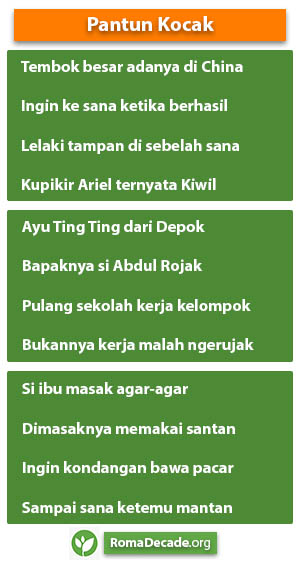 Pantun Kocak