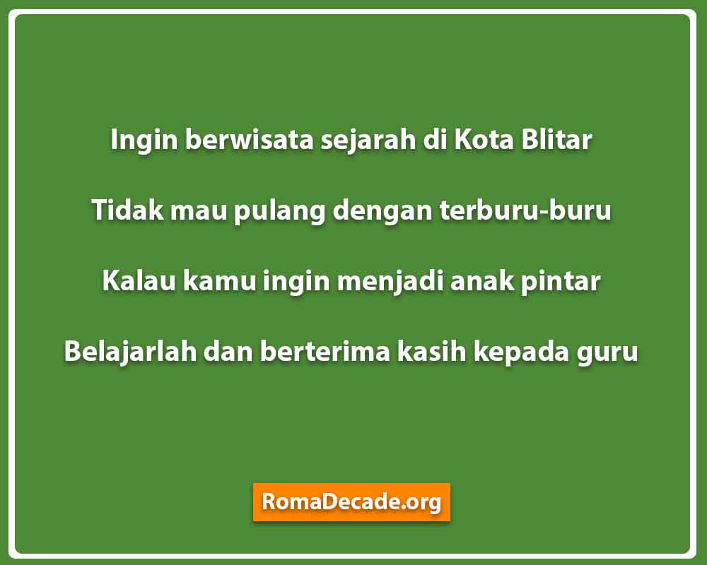 Pantun Nasehat Tentang Pendidikan