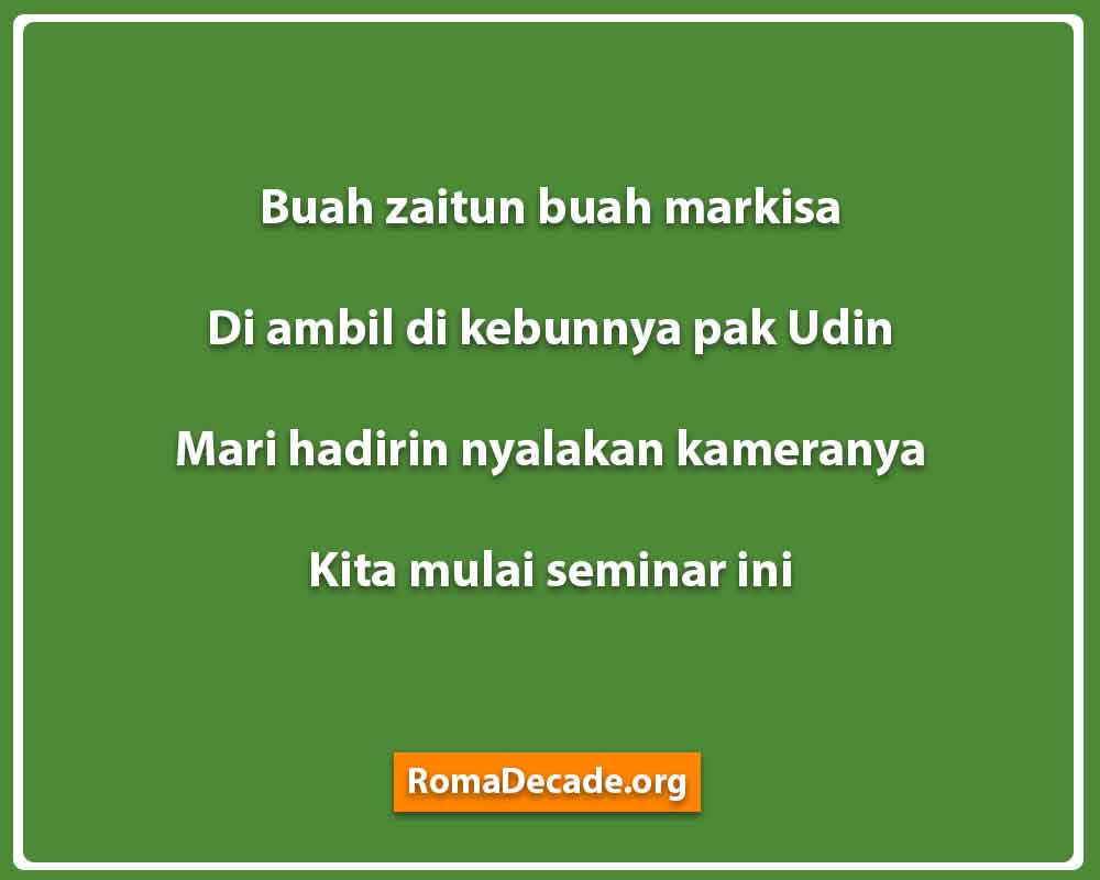 Pantun Pembuka Webinar:Seminar