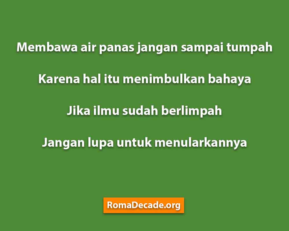 Pantun Pendidikan Agama