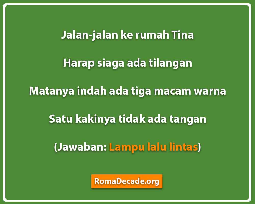 Pantun Teka Teki Asah Logika