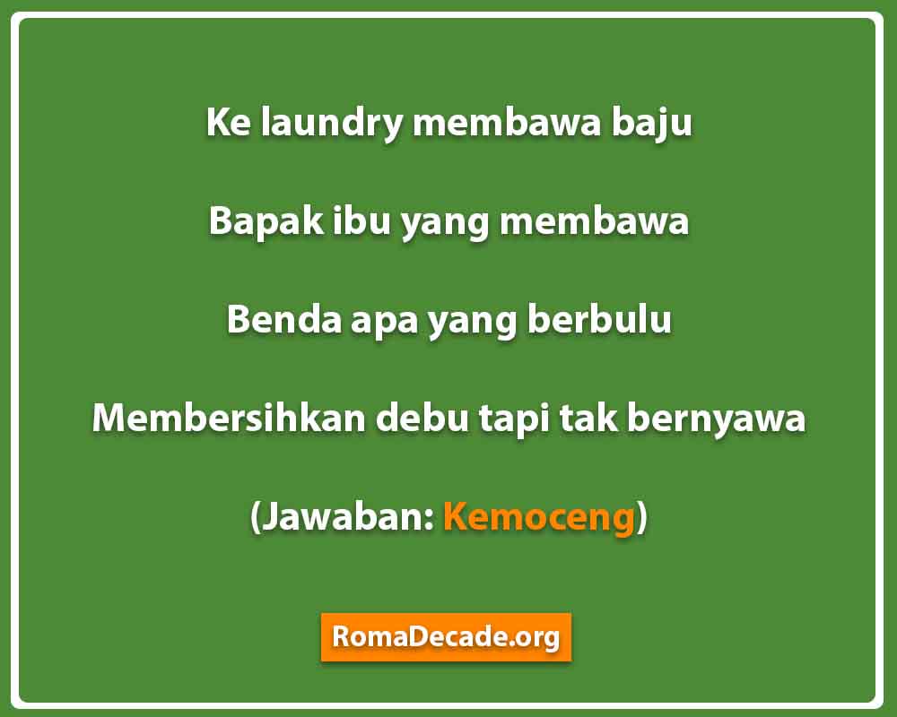 Pantun Teka Teki Dan Jawabannya