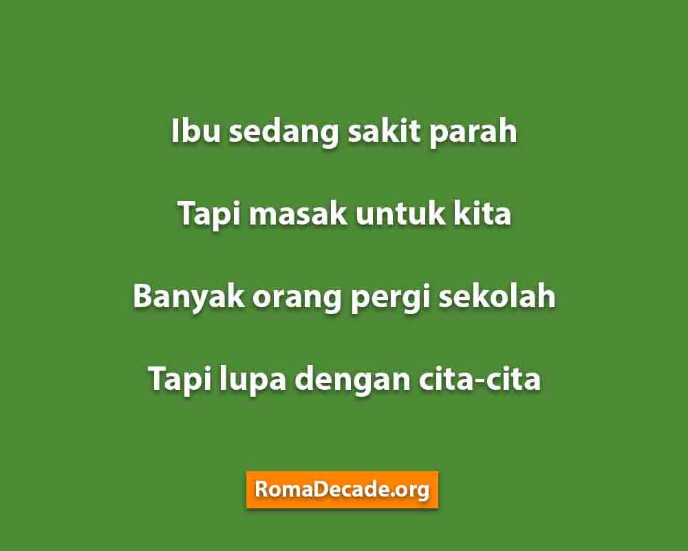 Pantun Tentang Makna Sekolah