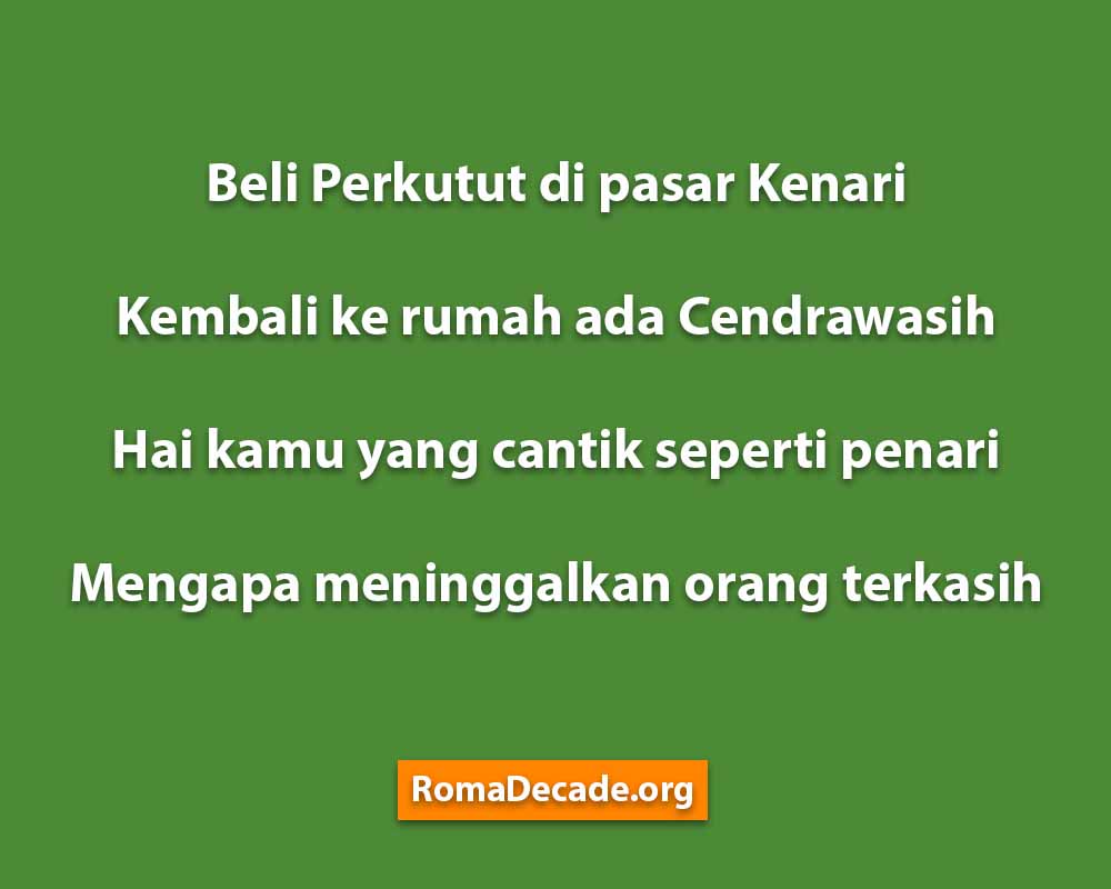 Pantun Untuk Pacar Yang Pergi Tanpa Alasan