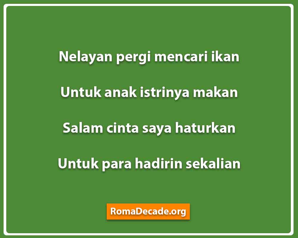 Pantun Untuk Pembuka Acara Pidato