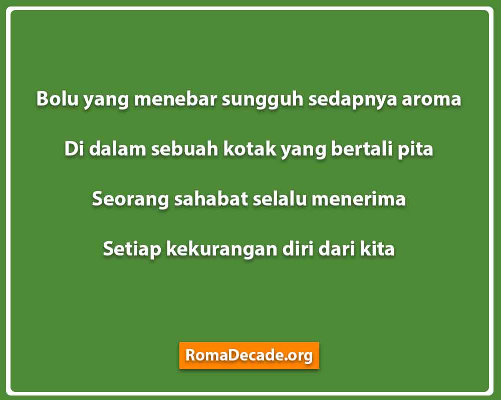 Pantun Untuk Sahabat Sejati