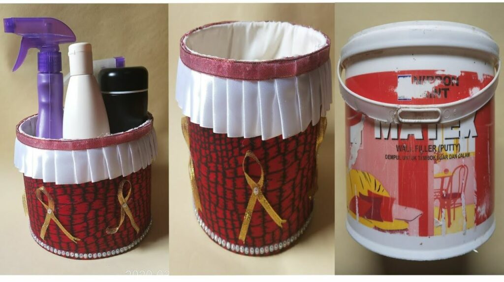 Kerajinan Dari Ember Bekas Cat Model Craft Bucket