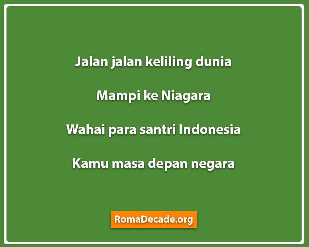 Pantun Bangga Menjadi Santri