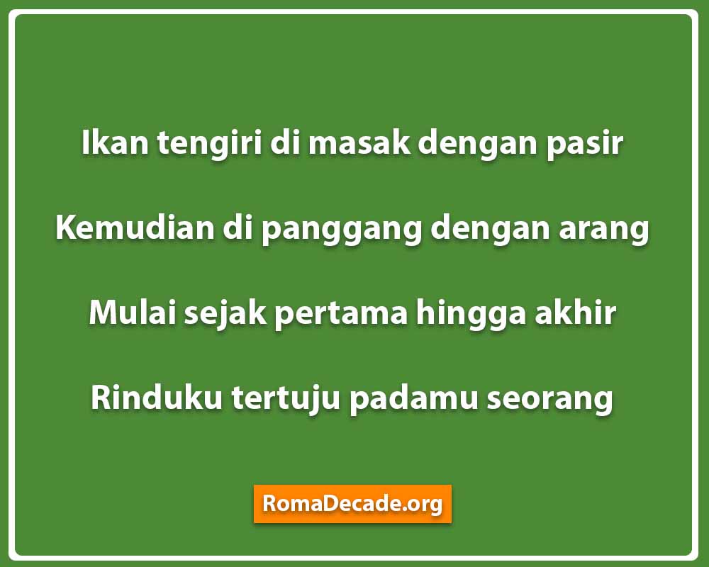 Pantun Gombal Untuk Pacar