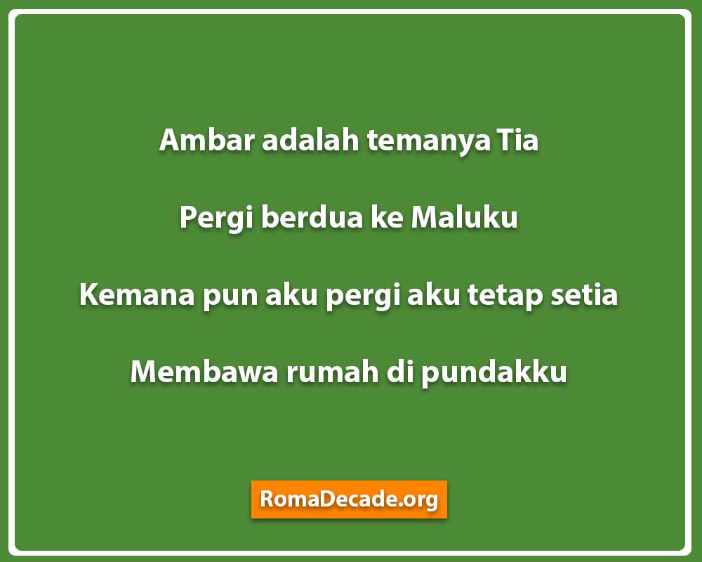 Pantun Jenaka Tebak Tebakan