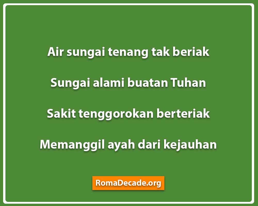 Pantun Kanak Kanak Berduka Cita