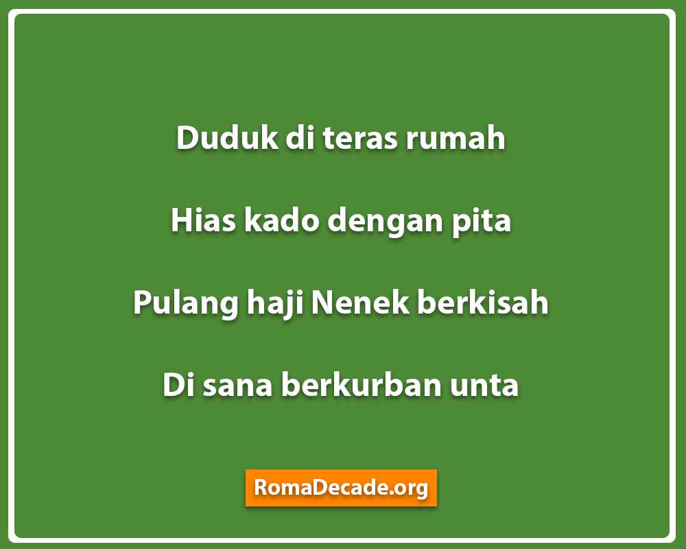 Pantun Lebaran Idul Adha