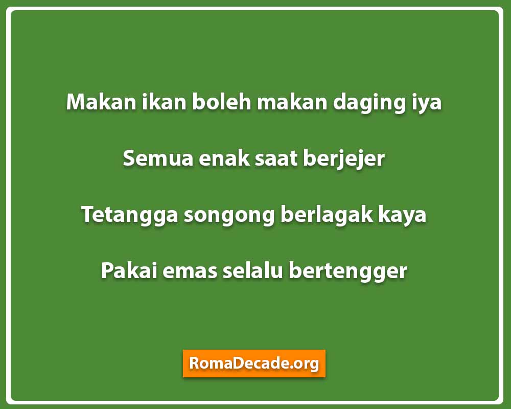 Pantun Lucu Menggelitik