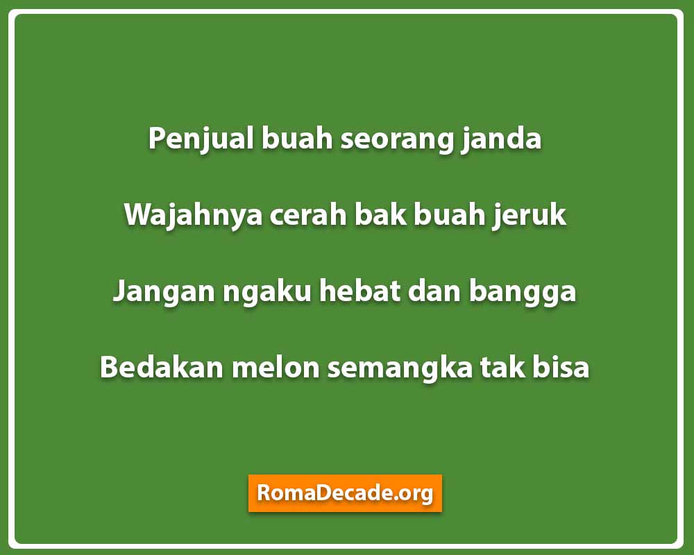 Pantun Lucu Seru