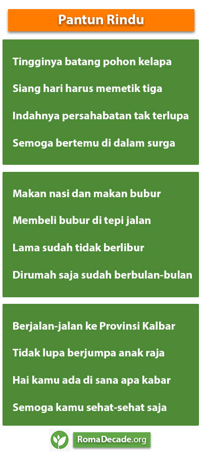 Pantun Rindu